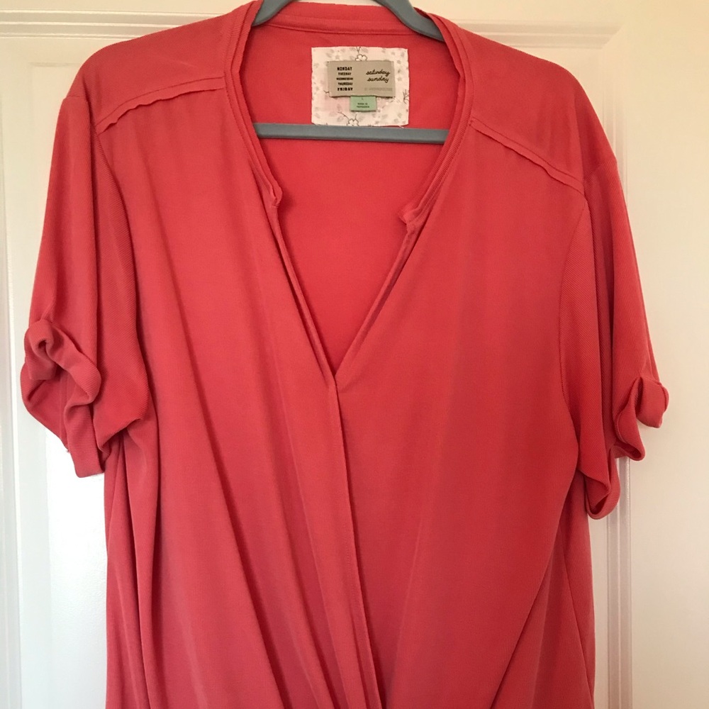 Peach top from anthropology